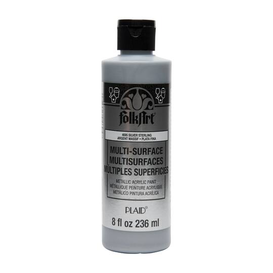 Find Folkart Multi Surface Metallic Acrylic Paint 8oz At Michaels